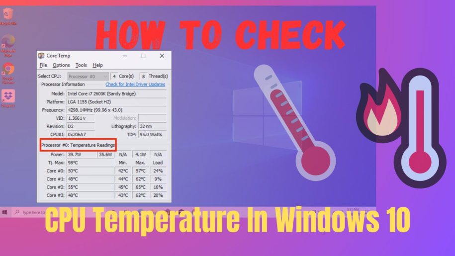 How to Check CPU Temperature in Windows 10 | 11